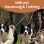 Retrieverleine mit Zugstopp, 180 cm Hundeleine mit Halsband, Witterungsbeständig Leine Hund Einstellbar Trainingsleine für Kleine bis Große Hunde