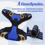rabbitgoo Hundegeschirr Mittelgroße Hunde Anti Zug Geschirr Hund mit Kontrolle No Pull Verstellbar Hundegeschirr Grosse Hunde Atmungsaktiv Reflexstreifen Brustgeschirr Hund Sichere Führung Blau M