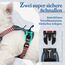 rabbitgoo Hundegeschirr Mittelgroße Hunde, Anti Zug Geschirr mit Kontrolle, No Pull Verstellbar Hundegeschirr Grosse Hunde, Atmungsaktiv Reflexstreifen Brustgeschirr Sichere，Blauer Stern，XS