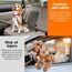 DATEFUN Hunde Anschnallgurt Auto Verstellbarer - 2 Stück Sicherheitsgurt Hunde mit Rückdämpfung und Aufbewahrungstasche für Alle Hunderassen & Autotypen (50-88cm)