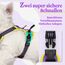 rabbitgoo Hundegeschirr Kleine Hunde Anti Zug Geschirr Hund mit Kontrolle No Pull Verstellbar Hundegeschirr Grosse Hunde Atmungsaktiv Reflexstreifen Brustgeschirr Hund Sichere Führung Lila+Gelb XS