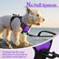 rabbitgoo Hundegeschirr Kleine Hunde, Anti Zug Geschirr mit Kontrolle, No Pull Verstellbar Hundegeschirr Grosse Hunde, Atmungsaktiv Reflexstreifen Brustgeschirr Sichere Führung Lila XS