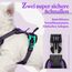 rabbitgoo Hundegeschirr Kleine Hunde, Anti Zug Geschirr mit Kontrolle, No Pull Verstellbar Hundegeschirr Grosse Hunde, Atmungsaktiv Reflexstreifen Brustgeschirr Sichere Führung Lila XS