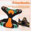 rabbitgoo Hundegeschirr Mittelgroße Hunde Anti Zug Geschirr Hund mit Kontrolle No Pull Verstellbar Hundegeschirr Grosse Hunde Atmungsaktiv Reflexstreifen Brustgeschirr Hund Sichere Führung Orange M
