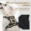 rabbitgoo Hundegeschirr Kleine Hunde, Anti Zug Geschirr mit Kontrolle, No Pull Verstellbar Hundegeschirr Grosse Hunde, Atmungsaktiv Reflexstreifen Brustgeschirr Sichere Führung Kaki XS