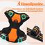 rabbitgoo Hundegeschirr Kleine Hunde, Anti Zug Geschirr mit Kontrolle, No Pull Verstellbar Hundegeschirr Grosse Hunde, Atmungsaktiv Reflexstreifen Brustgeschirr Sichere Führung Orange XS