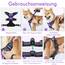 rabbitgoo Hundegeschirr Mittelgroße Hunde, Anti Zug Geschirr mit Kontrolle, No Pull Verstellbar Hundegeschirr Grosse Hunde, Atmungsaktiv Reflexstreifen Brustgeschirr Sichere Führung Lila M