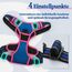 rabbitgoo Hundegeschirr Grosse Hunde, Anti Zug Geschirr mit Kontrolle, No Pull Verstellbar Hundegeschirr Mittelgroße Hunde, Atmungsaktiv Reflexstreifen Brustgeschirr Sichere Führung, Blau & Rosarot,XL