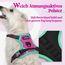 rabbitgoo Hundegeschirr Mittelgroße Hunde, Anti Zug Geschirr mit Kontrolle, No Pull Verstellbar Hundegeschirr Grosse Hunde, Atmungsaktiv Reflexstreifen Brustgeschirr Sichere，Rosarot & Mint Grün，XS