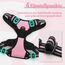 rabbitgoo Hundegeschirr Mittelgroße Hunde, Anti Zug Geschirr mit Kontrolle, No Pull Verstellbar Hundegeschirr Grosse Hunde, Atmungsaktiv Reflexstreifen Brustgeschirr Sichere Führung Rosa M