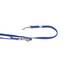 IDC Color & Gray verstellbare Leine mit Doppelkarabiner, 14 mm x 2,2 m, Blau-Grau