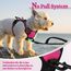 rabbitgoo Hundegeschirr Kleine Hunde, Anti Zug Geschirr mit Kontrolle, No Pull Verstellbar Hundegeschirr Grosse Hunde, Atmungsaktiv Reflexstreifen Brustgeschirr Sichere Führung Rosarot XS