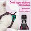 rabbitgoo Hundegeschirr Kleine Hunde, Anti Zug Geschirr mit Kontrolle, No Pull Verstellbar Hundegeschirr Grosse Hunde, Atmungsaktiv Reflexstreifen Brustgeschirr Sichere Führung Rosarot XS
