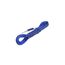 IDC Color & Gray gumierte Leine, 14 mm x 10 m mit Schlaufe, Blau-Grau