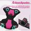 rabbitgoo Hundegeschirr Kleine Hunde, Anti Zug Geschirr mit Kontrolle, No Pull Verstellbar Hundegeschirr Grosse Hunde, Atmungsaktiv Reflexstreifen Brustgeschirr Sichere Führung Rosarot XS