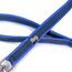 IDC Color & Gray gumierte Leine, 20 mm x 1 m mit Schlaufe, Blau-Grau (Packung mit 2)