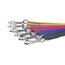 IDC Color & Gray gumierte Leine, 14 mm x 10 m mit Schlaufe, Blau-Grau