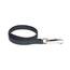 IDC Color & Gray gumierte Leine, 20 mm x 0,45 m ohne Schlaufe, Schwarz-Grau