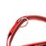 IDC Color & Gray verstellbare Leine mit Doppelkarabiner, 20 mm x 2,2 m, Rot-Grau