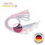 IDC Color & Gray gumierte Leine, 20 mm x 10 m mit Schlaufe, Schwarz-Grau