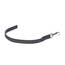 IDC Color & Gray gumierte Leine, 20 mm x 0,45 m ohne Schlaufe, Schwarz-Grau