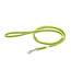 IDC Color & Gray gumierte Leine, 14 mm x 1,8 m mit Schlaufe, Neon-Grau