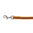 IDC Color & Gray gumierte Leine, 20 mm x 1 m ohne Schlaufe, Orange-Grau