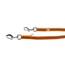 IDC Color & Gray verstellbare Leine mit Doppelkarabiner, 20 mm x 2,2 m, Orange-Grau