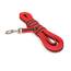 IDC Color & Gray gumierte Leine, 20 mm x 5 m mit Schlaufe, Rot-Grau