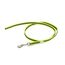 IDC Color & Gray gumierte Leine, 14 mm x 1 m ohne Schlaufe, Neon-Grau