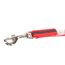 IDC Color & Gray gumierte Leine, 14 mm x 0,45 m ohne Schlaufe, Rot-Grau