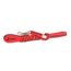IDC Color & Gray gumierte Leine, 14 mm x 3 m mit Schlaufe, Rot-Grau