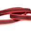 IDC Color & Gray gumierte Leine, 20 mm x 2 m mit Schlaufe und D-Ring, Rot-Grau