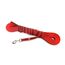 IDC Color & Gray gumierte Leine, 20 mm x 15 m ohne Schlaufe, Rot-Grau