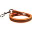IDC Color & Gray gumierte Leine, 20 mm x 1 m ohne Schlaufe, Orange-Grau