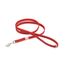 IDC Color & Gray gumierte Leine, 14 mm x 1,2 m mit Schlaufe und O-ring, Rot-Grau