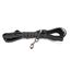 IDC Color & Gray gumierte Leine, 14 mm x 7,5 m ohne Schlaufe, Schwarz-Grau