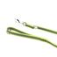 IDC Color & Gray gumierte Leine, 20 mm x 1,2 m mit Schlaufe und O-Ring, Neon-Grau