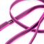 IDC Color & Gray gumierte Leine, 20 mm x 1,2 m mit Schlaufe, Pink-Grau