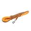 IDC Color & Gray gumierte Leine, 20 mm x 15 m ohne Schlaufe, Orange-Grau