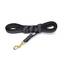 IDC Color & Gray gumierte Leine, 14 mm x 15 m ohne Schlaufe mit messing karabiner, Schwarz-Grau