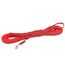 IDC Color & Gray gumierte Leine, 14 mm x 15 m mit Schlaufe, Rot-Grau