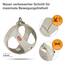 Vest Harness curli Clasp Air-Mesh Light-Tan L