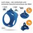 Vest Harness curli Clasp Air-Mesh Blue XL