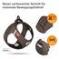 Vest Harness curli Clasp Air-Mesh Brown 2XS
