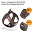 Vest Harness curli Clasp Air-Mesh Brown 3XS