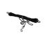 TRIXIE Schleppleine S–M, 5 m ø 5 mm in schwarz - Lange Hundeleine für Training und Outdoor - für kleine bis mittelgroße Hunde - 19751