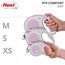 flexi® Comfort XS Gurt 3 m rosa, Roll-Leine für kleine Hunde bis 12 kg. Nur 126 gr. leichte Taschenleine im Miniformat 8,2 x 13 cm, Griffgröße für 3-Finger