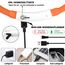 Nepfaivy Leuchthalsband Hund USB Aufladbar - Wasserdichtes Hundehalsband Leuchtend mit Verstellbarer Länge, LED Halsband für Hunde mit 3 Beleuchtungsmodi für Sicherheit, Orange
