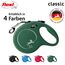 flexi® Classic L | 5m Gurt Roll-Leine für Hunde bis 50 kg | Olivgrün | ausziehbare Hundeleine | Gewicht 347.2 gr | Maße 12.9 x 18.8 cm